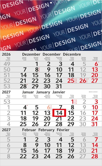 3-Monatskalender