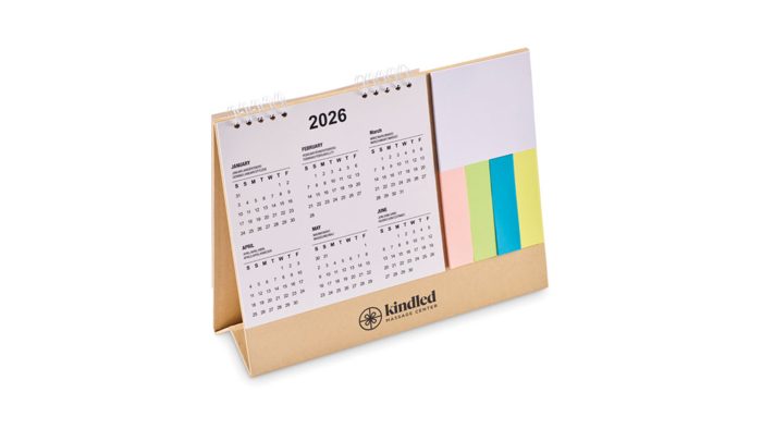 CALENDOO Tischkalender mit Memoblock Ansicht 2