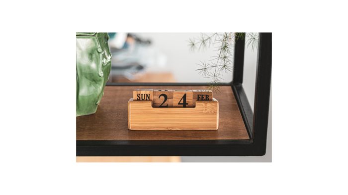 Schreibtischkalender aus Bambus ANNABELLE Ansicht 4