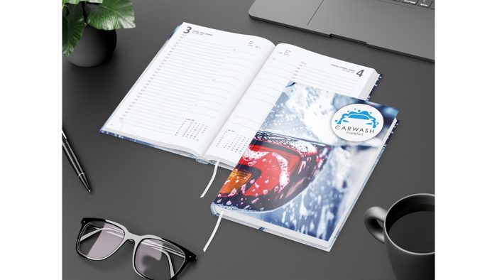 Tageskalender Advance Mo.–So. je 1 Seite Papier-Hardcover Ansicht 3