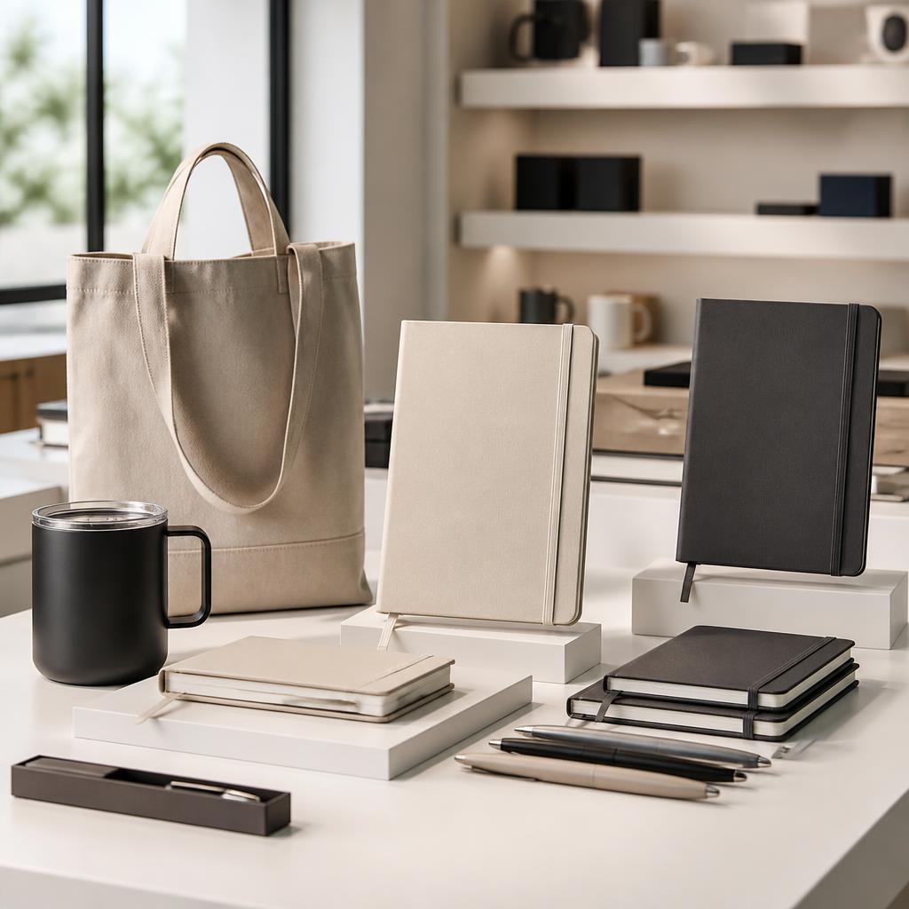 Premium Werbeartikel und Produktmuster im MARKANDA Showroom