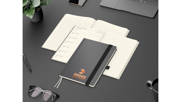 Wochenkalender links + Notizen rechts Vision-Hybrid EXPRESS Kunstleder-Hardcover Ansicht 3