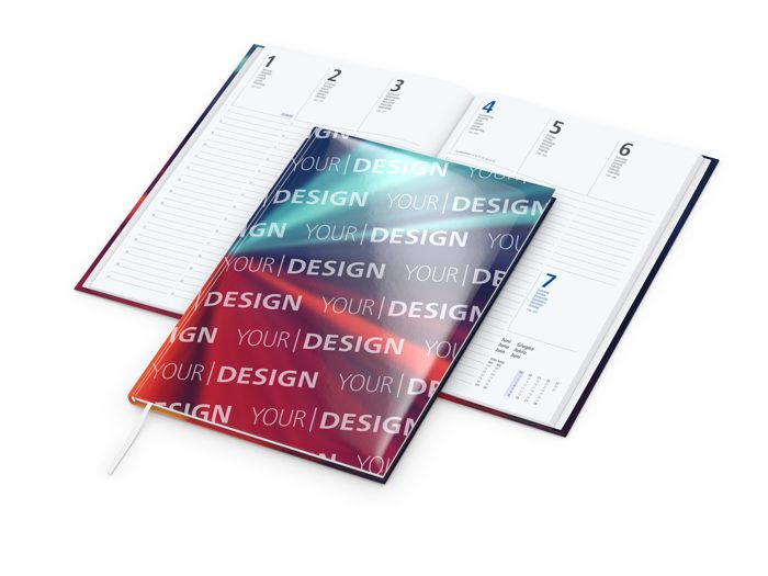 Wochenkalender Media 175 x 245 mm Papier-Hardcover