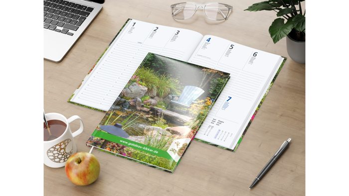 Wochenkalender Media 175 x 245 mm Papier-Hardcover Ansicht 3