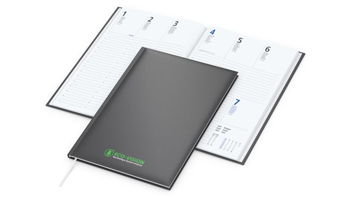 Wochenkalender Media EXPRESS 175 x 245 mm Kunstleder-Hardcover matt Ansicht 2