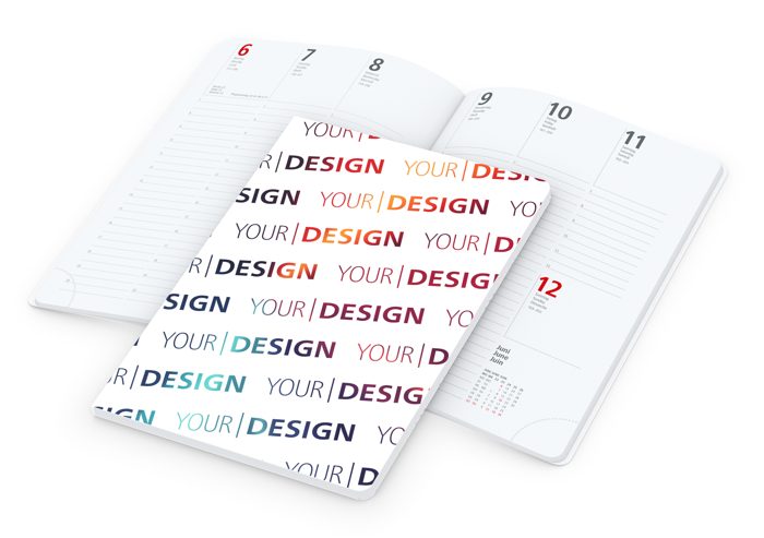 Wochenkalender Prestige-Flexx A5 Naturkarton-Softcover individuell bedruckt