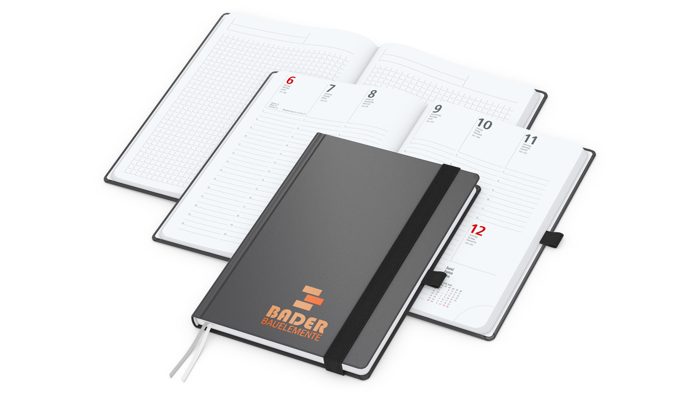 Wochenkalender vorne + Notizen hinten Vision-Hybrid EXPRESS Kunstleder-Hardcover Ansicht 2
